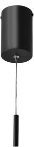 LED Lustr na lanku PUMA LED/10W/230V pr. 14 cm černá