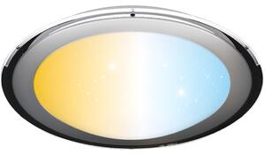 Aigostar - LED Stm stropní svítidlo LED/60W/230V 2700-6500K pr. 52,7 cm chrom+DO