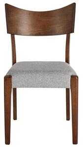 Set 2 ks jídelních židlí Emery (tmavé dřevo). 1078680
