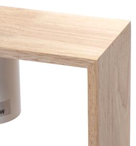 Aigostar - LED Dřevěný lustr na lanku 1xE27/9W/230V 2200K borovice