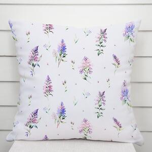 Biante Dekorační povlak na polštář TF-105 Šeříky na bílém 60 x 60 cm