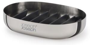 Mýdlenka z nerezové oceli v leskle stříbrné barvě EasyStore Luxe – Joseph Joseph