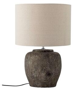 Stolní lampa Bloomingville, Šedá, Obývací pokoj, Kámen
