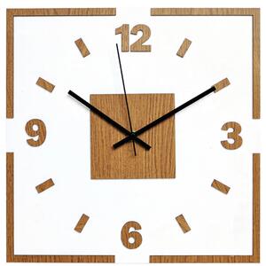 SENTOP | Tiché čtvercové hodiny do obývacího pokoje, ložnice i kanceláře| SENTOP IA-226-S-BLACK-20 analogové