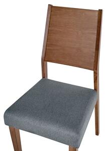 Set 2 ks jídelních židlí Eulalia (tmavé dřevo). 1078725
