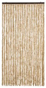 Závěs proti hmyzu béžový 100 x 230 cm žinylka