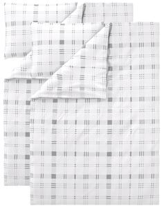 Livarno® Sada ložního povlečení z jemného flanelu, 140 x 200 cm, 70 x 90 cm, 2dílná, kostka (800014576)