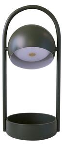 Stolní lampa FRANDSEN, Ball Portable, stmívatelné, Zelená, Obývací pokoj, Kov
