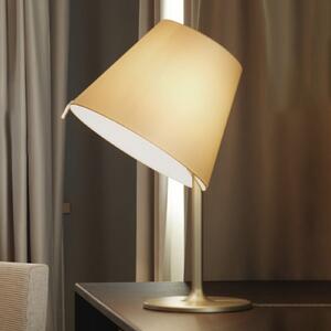 Stolní lampa Artemide, Melampo, Béžová, Obývací pokoj, Tkanina / Textil, Design