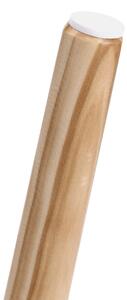 SADA 2x Odkládací stolek SERA 45/35 cm bílá/hnědá