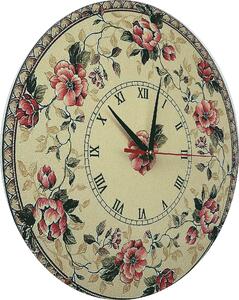 SENTOP | Květinové nástěnné hodiny s vintage designem I SENTOP HDFK004 analogové