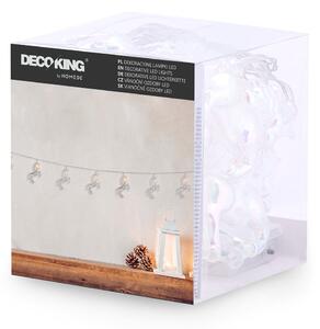 DecoKing Světelný řetěz RAINBOWPONY transparentní