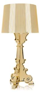 Stolní lampa Kartell, Bourgie, stmívatelné, Zlatá / mosazná, Obývací pokoj, Plast, Design