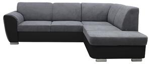 ROHOVÁ SEDAČKA, textil, šedá, černá MID.YOU - Sedací soupravy, Online Only