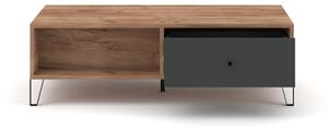 Konferenční stolek SULA 110x60 cm dub craft/černá