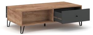 Konferenční stolek SULA 110x60 cm dub craft/černá