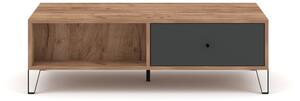 Konferenční stolek SULA 110x60 cm dub craft/černá