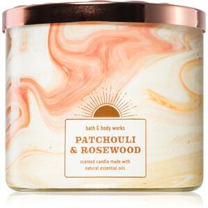 Bath & Body Works Patchouli & Rosewood vonná svíčka 411 g