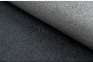Dywany Luszczow Kusový koberec BUNNY antracit, imitace králíčí kožešiny Rozměr koberce: 80 x 150 cm