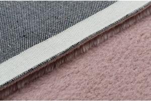 Dywany Luszczow Kusový koberec BUNNY růžový, imitace králíčí kožešiny Rozměr koberce: 80 x 150 cm