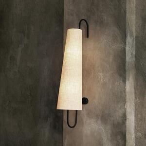 Nástěnná Svítidla ferm LIVING, Ancora, Černá, Obývací pokoj, Kov, Design