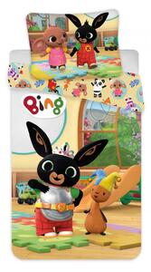Dětské ložní povlečení bavlněné Bing Baby (LS284) Rozměr: 135x100 + 40x60, Zapínání: Zip