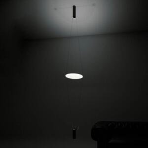 Závěsná svítidlo Martinelli Luce, Coassiale, Černá, Obývací pokoj, Kov, Design
