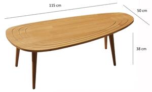 Konferenční stolek SISI 115x50 cm hnědá