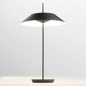 Stolní lampa Vibia, Mayfair, stmívatelné, Černá, Chodba, Kov, Design