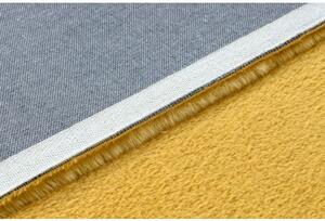 Dywany Luszczow Kusový koberec BUNNY, zlatá, imitace králíčí kožešiny Rozměr koberce: 60 x 100 cm