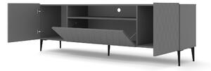 BIM TV stolek Diuna 193 cm, grafit mat + černá