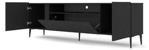 BIM TV stolek Diuna 193 cm, černý mat + černá