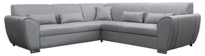 ROHOVÁ SEDAČKA, textil, světle šedá Livetastic - Sedací soupravy, Online Only