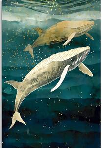 Obraz velryby v oceánu