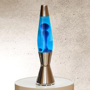 Mathmos Astrobaby, originální lávová lampa, 1x28W, modrá s modrou lávou, 43cm