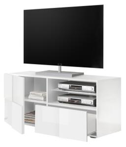 Televizní stolek SERIAN 121x57x43 cm bílá