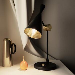 Stolní lampa Tom Dixon, Beat Table, stmívatelné, Černá, Obývací pokoj, Kov, Design