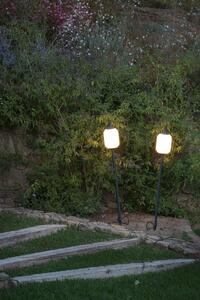 SAIGON šedá/bílá lampa se zápichem 1M R17 - FARO
