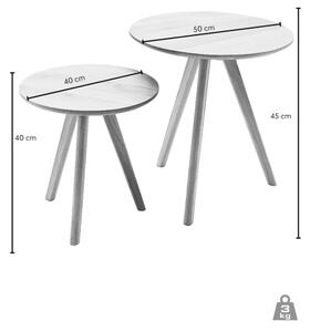Konferenční stolek VEYLOR 50/40 cm dub