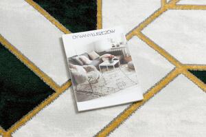 Dywany Luszczow Kusový koberec EMERALD EXCLUSIVE 1015 mramor, geometrický lahvově zelená / zlato Rozměr koberce: 240 x 330 cm