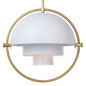 Závěsná svítidlo GUBI, Multi-Lite, stmívatelné, Bílá, Obývací pokoj, Kov, Design