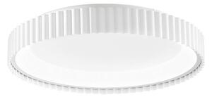 Luce Ambiente Design LED stropní svítidlo Niike, bílé, Ø 40 cm, kov,, Bílá / opál, Obývací pokoj / jídelna, kov, Moderní