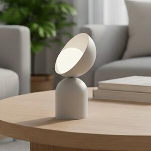 EMIBIG LIGHTING Stolní lampa Boto LN1, šedá, ocel/sklo, výška 31 cm, G9, Hliník / šedá / zinek, Obývací pokoj / jídelna, kov, Moderní