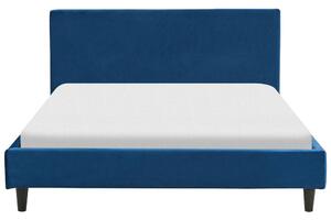 Manželská postel 140 cm Ferdinand (modrá) (s roštem). 1078895