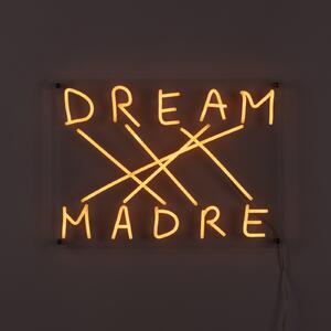 Stolní lampa SELETTI, Dream-Madre, stmívatelné, Žlutá, Obývací pokoj, Plast, Design