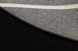 Dywany Luszczow Kusový koberec kulatý EMERALD EXCLUSIVE 1012 mramor, geometrický černý / zlato Rozměr koberce: 120 cm KRUH