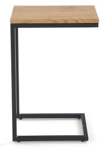 Konferenční stolek AURIA 40x30 cm dub/černá