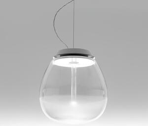Závěsná svítidlo Artemide, Empatia, stmívatelné, Transparentní, Obývací pokoj, Sklo, Design