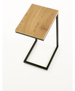 Konferenční stolek AURIA 40x30 cm dub/černá