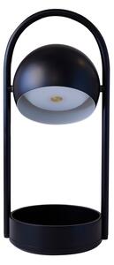 Stolní lampa FRANDSEN, Ball Portable, stmívatelné, Černá, Obývací pokoj, Kov